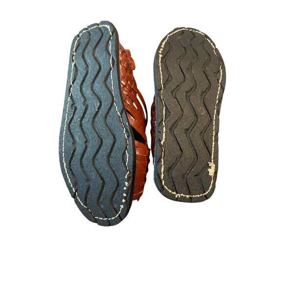 DSanty Handmade Mexican Leather Huarache Sandals  Womens Size 9 Fisherman - Picture 7 of 7